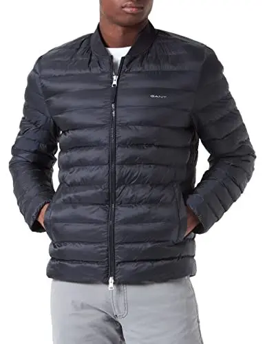 Produktbild: GANT Herren Light Padded Bomber Jacket Jacke, Black, L