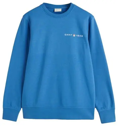 Produktbild: GANT Herren Printed Graphic C-Neck Sweat Sweatshirt, Rich Blue, XXXXL