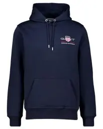 Produktbild: GANT Herren REG MEDIUM Archive Shield Hoodie Kapuzenpullover, Evening Blue, S