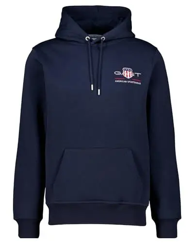 Produktbild: GANT Herren REG MEDIUM Archive Shield Hoodie Kapuzenpullover, Evening Blue, S