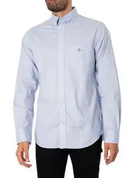 Produktbild: GANT Herren REG POPLIN Shirt Hemd, Light Blue, XXL