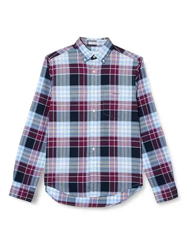 Produktbild: GANT Herren Reg Archive Oxford Check Shirt Hemd mit Button-Down-Kragen, Pale Syren, XXL