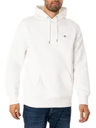 Produktbild: Gant Herren Reg Shield Hoodie Kapuzenpullover, Eggshell, 4XL EU