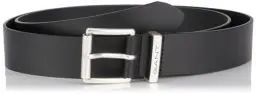 Produktbild: GANT Unisex Logo Leather Belt Gürtel, Black, 85cm