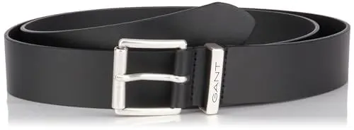 Produktbild: GANT Unisex Logo Leather Belt Gürtel, Black, 85cm