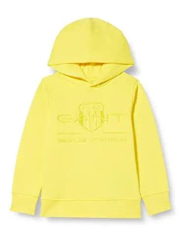 Produktbild: GANT Unisex Tonal Archive Shield Hoodie Kapuzenpullover, Sun Yellow, Standard