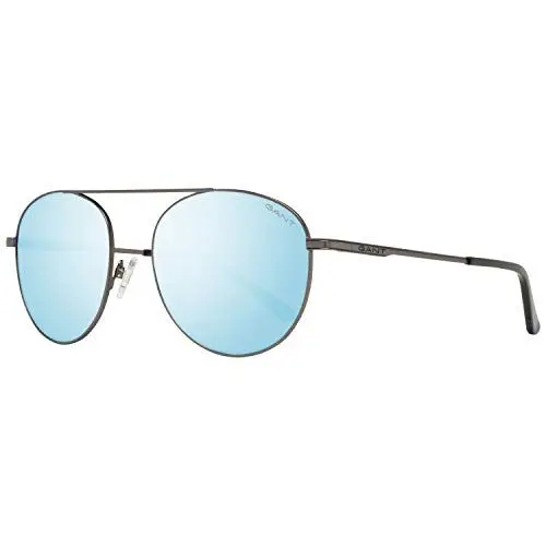 Produktbild: Gant Eyewear Herren GA7106 Sonnenbrille, Blau (Matte Gunmetal/Blu Mirror), 54