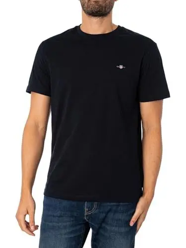 Produktbild: Gant Herren Reg Shield T-Shirt T Shirt, Schwarz, 3XL EU