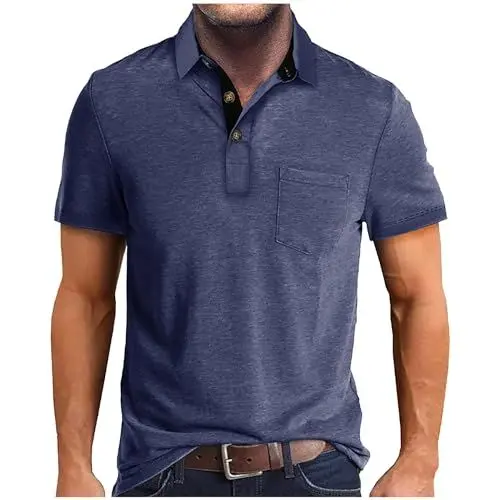 Produktbild: Gant Polo Poloshirt Herren Kurzarm Sommer Unifarben Button Down Revers