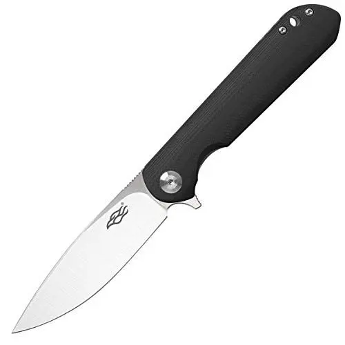 Produktbild: Ganzo Firebird FH41-BK Klappmesser D2-Stahlklinge G10 Anti-Rutsch-Griff mit Clip Scharfes Einhandmesser mit Scheide und Kugellager Camping Jagd Angeln Outdoor Taschenmesser EDC-Messer (Schwarz)