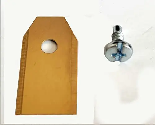 Produktbild: GAO Flora® 30 x Messer für Rasenroboter Gardena Yard Husquarna mit Schraube und Titannitrit -Beschichtung für lange Standzeiten ( 0,75mm / 3g)