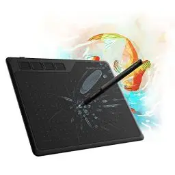 Produktbild: GAOMON S620 Stifttablett mit 4 Tasten und Stift, geeignet für Remote Arbeiten & Lernen, Ideal für OSU!