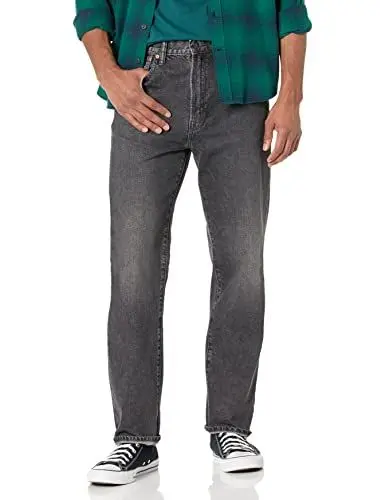 Produktbild: GAP Herren V-original Straight Jeans, Black Wash Summers, 36W / 34L