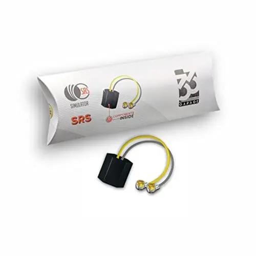 Produktbild: GARAGE33 | Airbag Gurtstraffer Belt Tensioner Emulator Test-Simulator Tester - SRS | Widerstand Bypass Resistor Emulator | universal zur Fehlersuche und Diagnose | Umbau auf Sportsitze UVM.