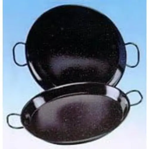 Produktbild: Garcima La Ideal_Paella-Pfanne, emaillierter Stahl, 24 cm, Schwarz, 24 Centimeters cm, 12