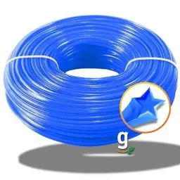 Produktbild: Gardazon Trimmerfaden Nylon - 3,0 mm x 100 m (Sternprofil) - Mähfaden für Akku-Rasentrimmer - Ersatzfaden für Rasenmäher-Spule, Stahl Nylonfaden Trimmerschnur, Trimmer, Faden, Line, String, Rasen