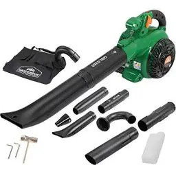 Produktbild: GARDEBRUK® Laubsauger 4 in 1 Benzin Blasgeschwindigkeit 90m/s Fangsack 45L inkl Werkzeug Laubbläser Häcksler Gartensauger