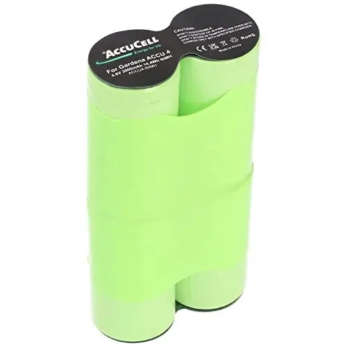 Produktbild: Gardena ACCU4 Akku kompatibel mit Gardena 4,8 Volt, 6,3 und 4,8mm Kontakte, NiMH Akku 3000mAh