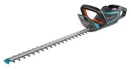 Produktbild: Gardena Akku-Heckenschere PowerCut Li-40/60: Akku-Heckenschneider mit 60 cm Messerlänge, ergonomischer Griff, Messer-Anschlagschutz, intuitives Tastenfeld, ohne Akku und Ladegerät (9860-55)