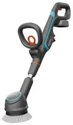 Produktbild: Gardena Akku-Multi-Reiniger AquaBrush Compact 02/18V PVA Solo: Batteriebetriebenes Reinigungsgerät, Nassreinigung vertikaler Flächen in einem Schritt, ohne Akku (14840-55)