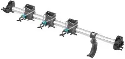 Produktbild: Gardena Gerätehalter Plus: Wandhalterung für Haus- und Gartengeräte, 78 cm Breite, 60 kg Maximalgewicht, platzsparend, flexibel erweiterbar, individuell bestückbar (3509-20)