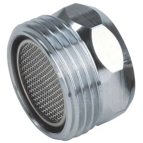 Produktbild: Gardena Perlstrahl-Gewindeadapter: Praktischer Adapter zum Anschluss des Gartenschlauchs an einen Wasserhahn mit Perlstrahlkopf, M 22 x 1 Innen- und 26,5 mm (G 3/4 Zoll)-Außengewinde (2906-20)