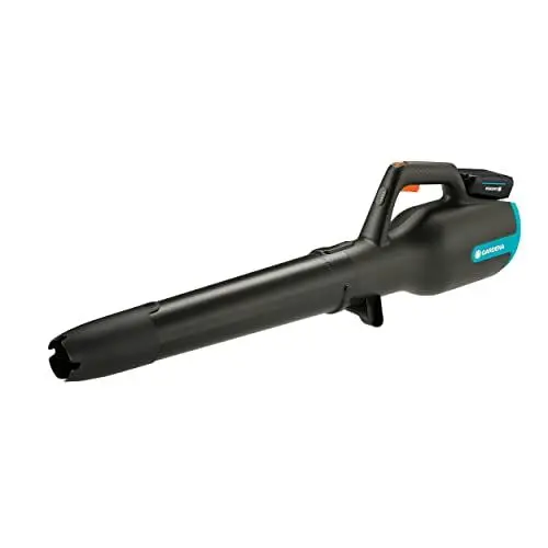 Produktbild: Gardena PowerJet 18V P4A Ready-To-Use Set: leistungsstarke Akku-Bläser für effektives und schnelles Reinigen rund um Haus und Garten, 100 km/h Blasgeschwindigkeit (14890-20)
