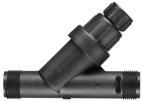 Produktbild: Gardena Sprinklersystem Druckminderer: Druckregulator für konstanten Wasserdruck von maximal 3,1 bar, Zubehör für die Gartenbewässerung zum Ausgleich von Druckschwankungen (8200-20)