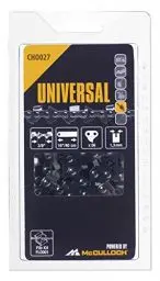 Produktbild: Gardena Universal Kette 16 Zoll/40cm 3/8 Zoll 56TG, CHO027: Sägekette für Kettensäge, hervorragende Schärfe, einfache Wartung, Original McCulloch Zubehör (Artikel-Nr. 00057-76.151.27)