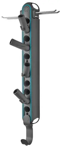 Produktbild: Gardena combisystem-Geräteleiste Flex: Ordnungssystem für Haus- und Gartengeräte, inkl. Einzelsteckern, aus recyceltem Material, erweiterbar, individuell bestückbar (3505-20)