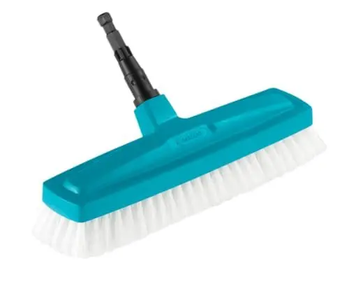 Produktbild: Gardena combisystem-Schrubber: Optimales Werkzeug für die Reinigung im Haus, 30 cm Arbeitsbreite, hochelastische Polypropylen-Besteckung, möbelschonend durch abgerundete Kanten (3639-20)