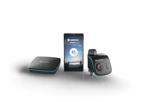 Produktbild: Gardena smart Water Control Set: Intelligente Bewässerungssteuerung, inkl. smart Water Control und smart Gateway, mit Bewässerungscomputer, Pflanzen bewässern per smart App, Frostwarnsystem (19103-20)