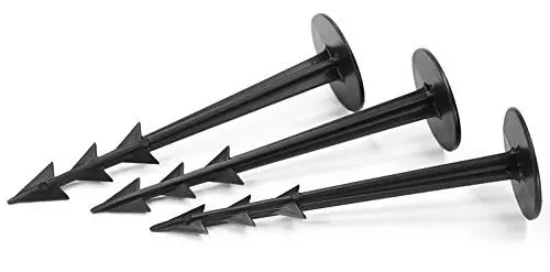 Produktbild: GARDENPEG 100x Erdankerspikes für Gartenvlies oder Sandkastenabdeckung, Unkrautbekämpfung, Bodendeckermembran, Landschaftsstoff, Maulwurfsgitter, Allzweck