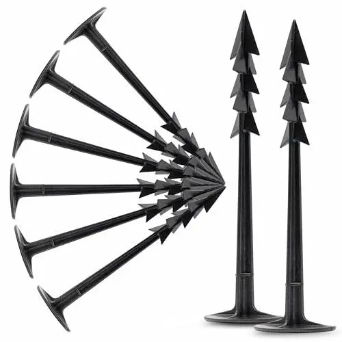 Produktbild: GardenPlast® GeoPeg 200mm Erdanker Bodenanker Erdnägel für Gartenvlies Unkrautvlies Maulwurfnetz Allzweckplane EXTRA STARK (10)