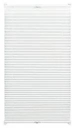 Produktbild: GARDINIA EASYFIX Plissee ohne Bohren, Zum Klemmen, Blickdichtes Falt-Rollo, Inkl. aller Montage-Teile, 2 Bedienschienen, Weiß, 90 x 130 cm