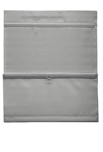 Produktbild: GARDINIA EASYFIX Raff-Rollo, Verdunklungsrollo ohne Bohren, Magnetisch, Inkl. Klettband, Raff-Gardine, Blickdicht, Grau, 60 x 140 cm (BxH)