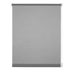 Produktbild: GARDINIA Rollo ohne Bohren, Zum Kleben oder Klemmen, Blickdicht, Sichtschutz, Blendschutz, Inkl. Montage-Teile, EASYFIX, Hellgrau, 100 x 150 cm (BxH)