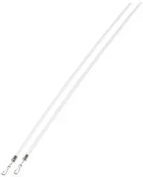Produktbild: GARDINIA Schleuderstäbe für Gardinen und Vorhänge, Zum Auf- und Zuziehen, Schleuderstab-Set, 100 cm, Kunststoff, Transparent, 2 Stück