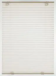 Produktbild: GARDINIA Solo Plissee ohne Bohren, Mit Saugnäpfen, Blickdichtes Falt-Rollo, Inkl. aller Montage-Teile, 2 Bedienschienen aus Aluminium, Creme, 60 x 130 cm
