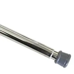 Produktbild: GARDINIA Spannstange, Metall-Stange, Ausziehbar, Gardinenstange ohne Bohren und Schrauben, Ø 23/26 mm, Länge 80-130 cm, Nickel-Optik
