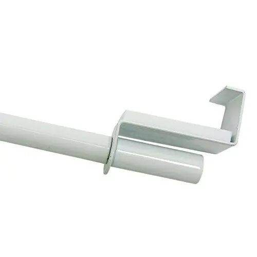 Produktbild: GARDINIA Spannvitrage, Vitragestange zum Spannen, Ausziehbar, Gardinenstange ohne Bohren und Schrauben, Ø 9 mm, Länge 120-160 cm, Metall, Weiß