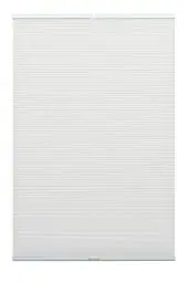 Produktbild: GARDINIA Wabenplissee Concept Thermo-Abdunklung, Blick-und lichtundurchlässiges Faltrollo, Alle Montage-Teile inklusive, EASYFIX Plissee verspannt mit zwei Bedienschienen, Weiß, 40 x 130 cm (BxH)