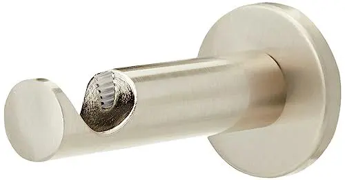 Produktbild: Gardinia Träger offen für Ø 25 mm Edelstahl-Optik 8 cm, Metall