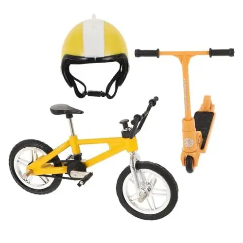 Produktbild: GARIOUANS 1 Satz Puppenhaus-Modell Roller Mini Bühnenzubehör für Puppenhäuser Sportzubehör für Puppenstuben Dollhouse Dekorationen Puppenhaus-Szenerie-Requisiten Plastik Gelb