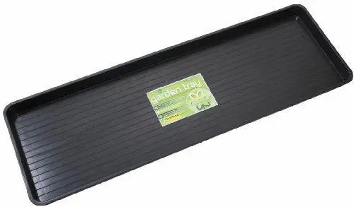 Produktbild: Garland Pflanzschale, Jumbo, schwarz, rechteckig, 117 x 40 x 4 cm