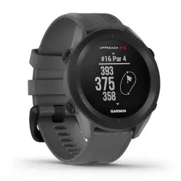 Produktbild: Garmin Approach S12 2022 Edition - GPS-Golfuhr mit Schlagweitenmessung & Distanzangaben zum Grün/ Hindernissen auf 42.000 Golfplätzen. Einfache Bedienung & bis zu 30 h Akkulaufzeit im Golf-Modus.