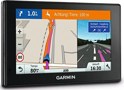 Produktbild: Garmin DriveSmart 50 LMT-D EU Navigationsgerät - lebenslange Kartenupdates, Verkehrsfunklizenz, Sprachsteuerung, 5 Zoll (12,7 cm) Touch-Glasdisplay