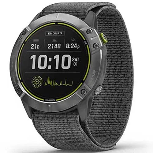Produktbild: Garmin Enduro Steel with Gray UltraFit Nylon Strap EU