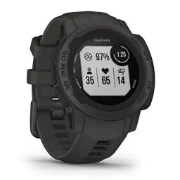 Produktbild: Garmin Instinct 2S –schlanke GPS-Smartwatch mit bis zu 21 Tagen Akkulaufzeit, designt für schmale Handgelenke, über 40Sport-Apps, Smart Notifications, Trainingszustand, Schlafanalyse uvm, Schiefergrau