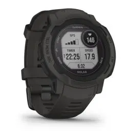Produktbild: Garmin Instinct 2 Solar – GPS-Smartwatch mit unendlicher Akkulaufzeit im Smartwatch-Modus, über 40 Sport-Apps, Garmin Pay, Trainingszustand, Fitnessalter, Schlafanalyse uvm